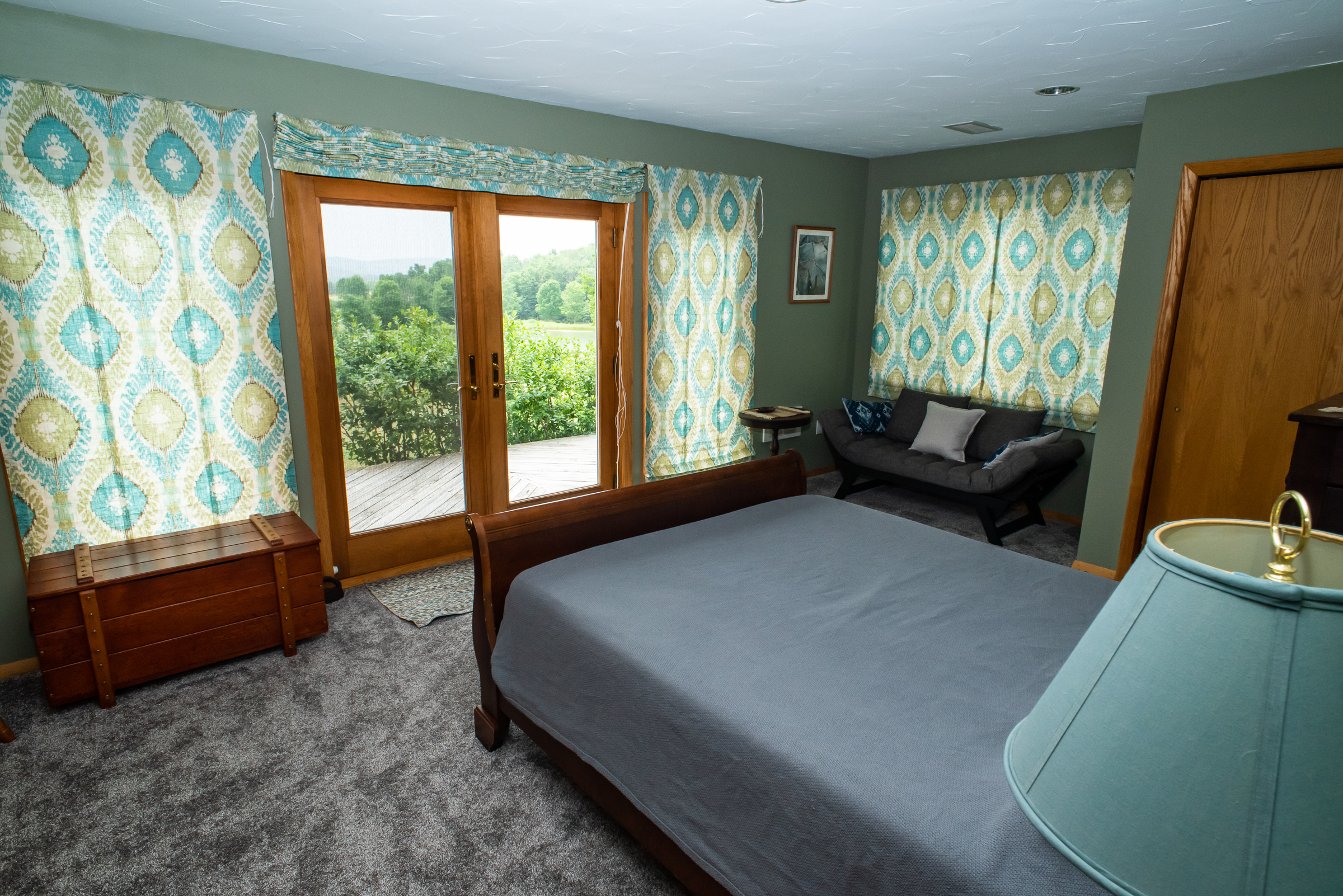 Bedroom # 1. Queen bed.